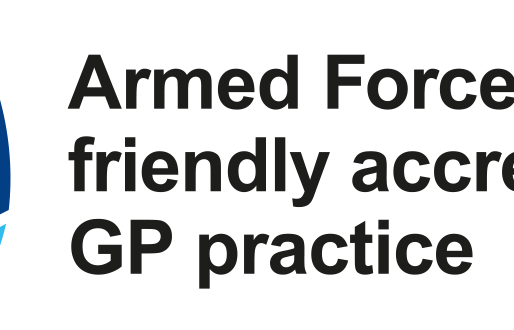 Armed Forces veteran friendly accredited GP practice.