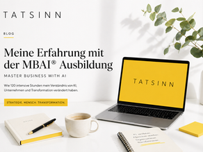 MBAI® Erfahrungsbericht: Meine Ausbildung im Bereich KI, Business und Organisationsentwicklung
