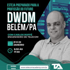 Curso de Redes DWDM Acontecerá nos dias 21 e 22, em Belém