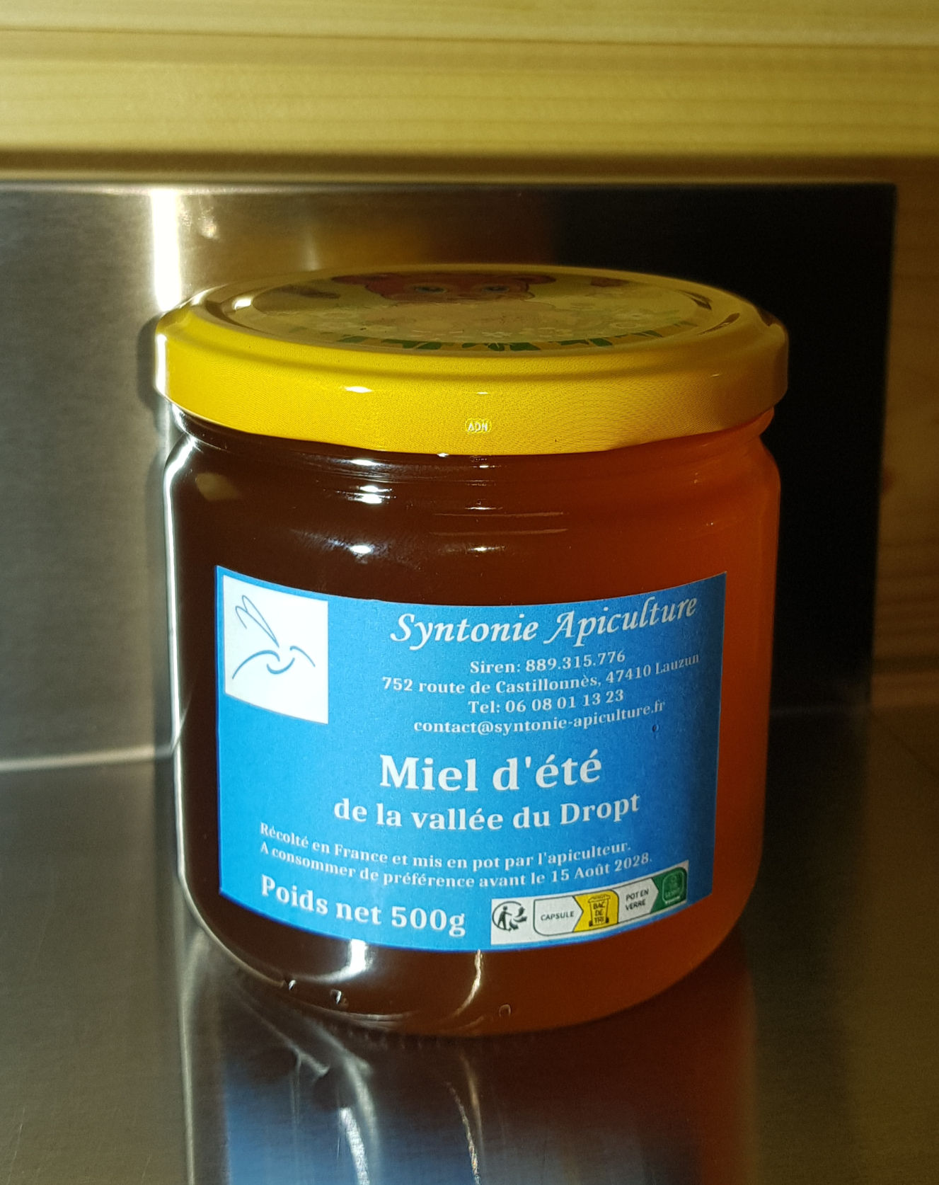miel d'été de la vallée du Dropt 500g