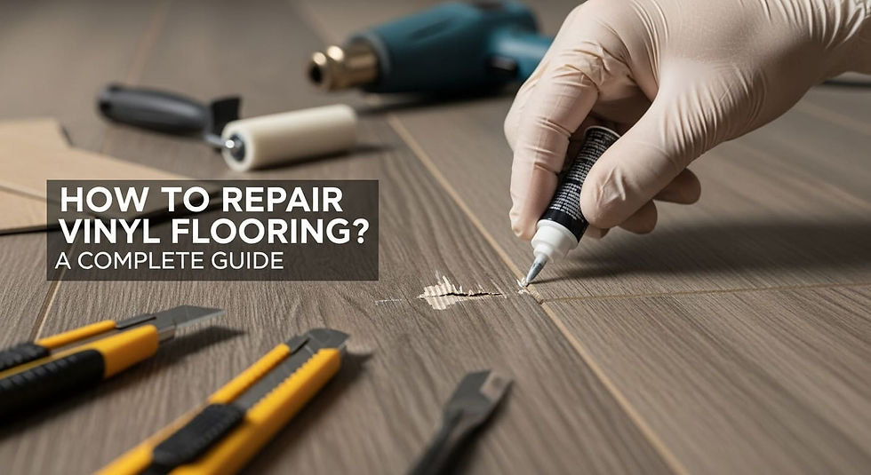 How to repair Vinyl Flooring? A complete guide