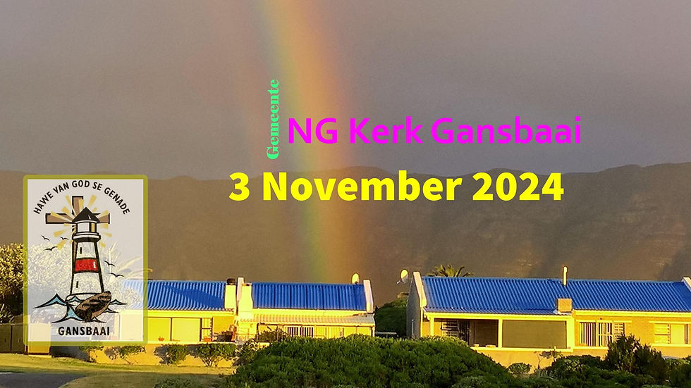 Erediens - 3 November 2024