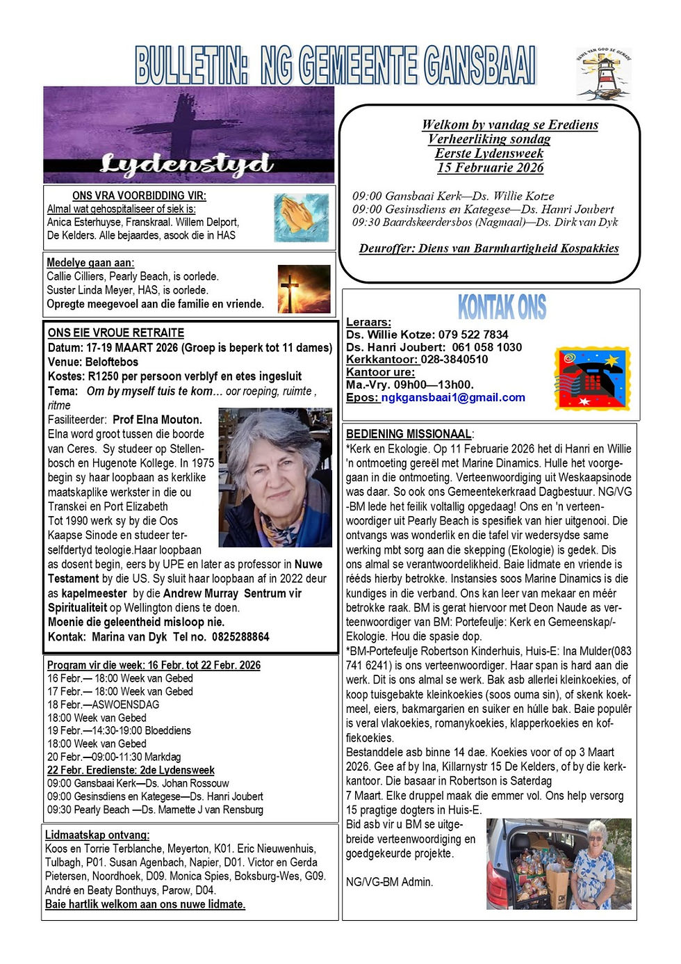 Bulletin - 15 Februarie 2026