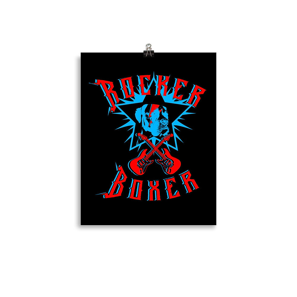 Thumbnail: Rocker Boxer Luster Photo Paper Poster (inches)