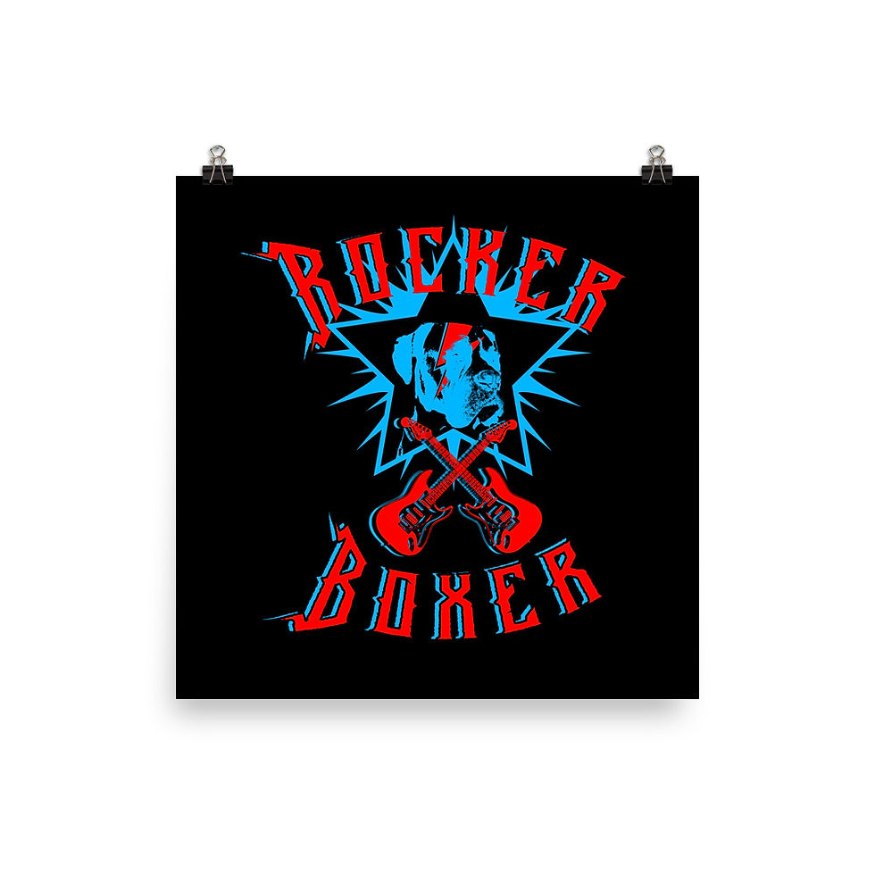Thumbnail: Rocker Boxer Luster Photo Paper Poster (inches)