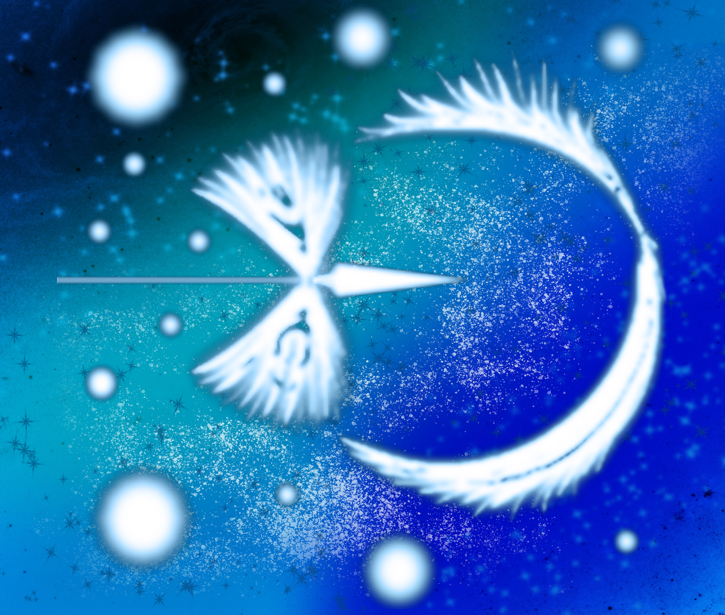Moonlit Bow: Blue