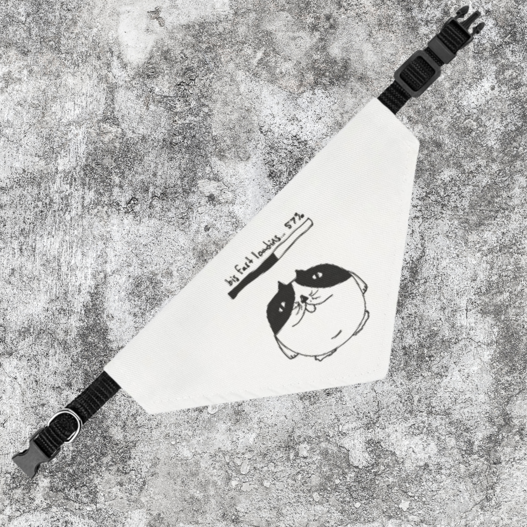 BIG FART LOADING PET BANDANA