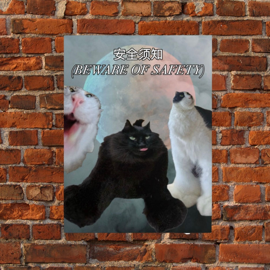 BEWARE OF SAFETY POSTER