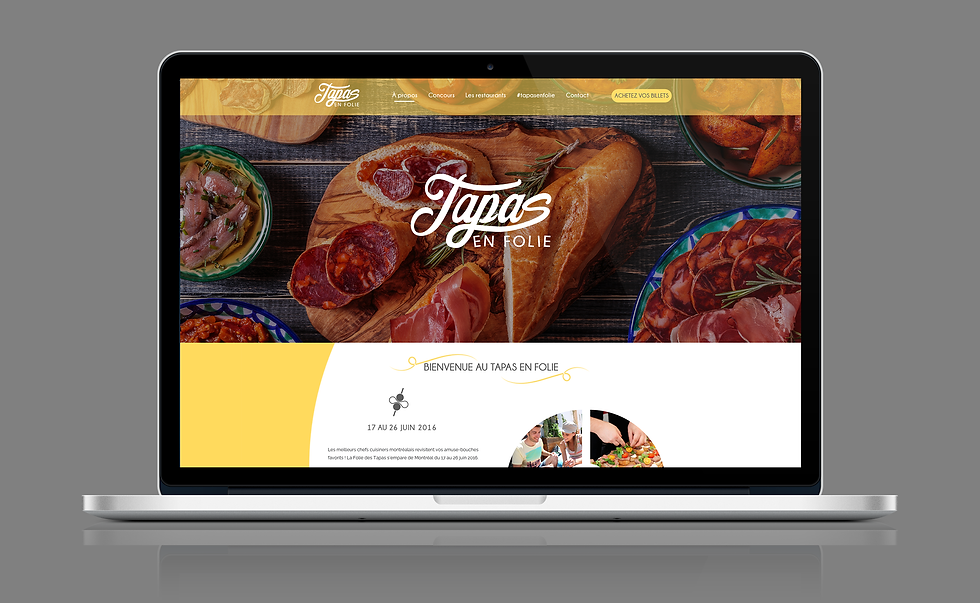 Maquette du tapasenfolie.ca