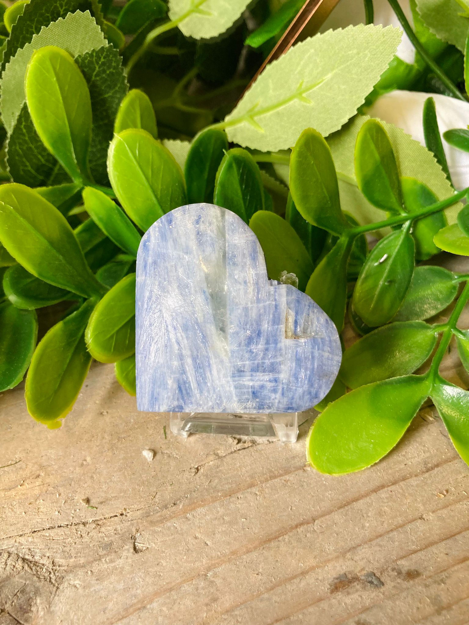 Blue Kyanite Heart