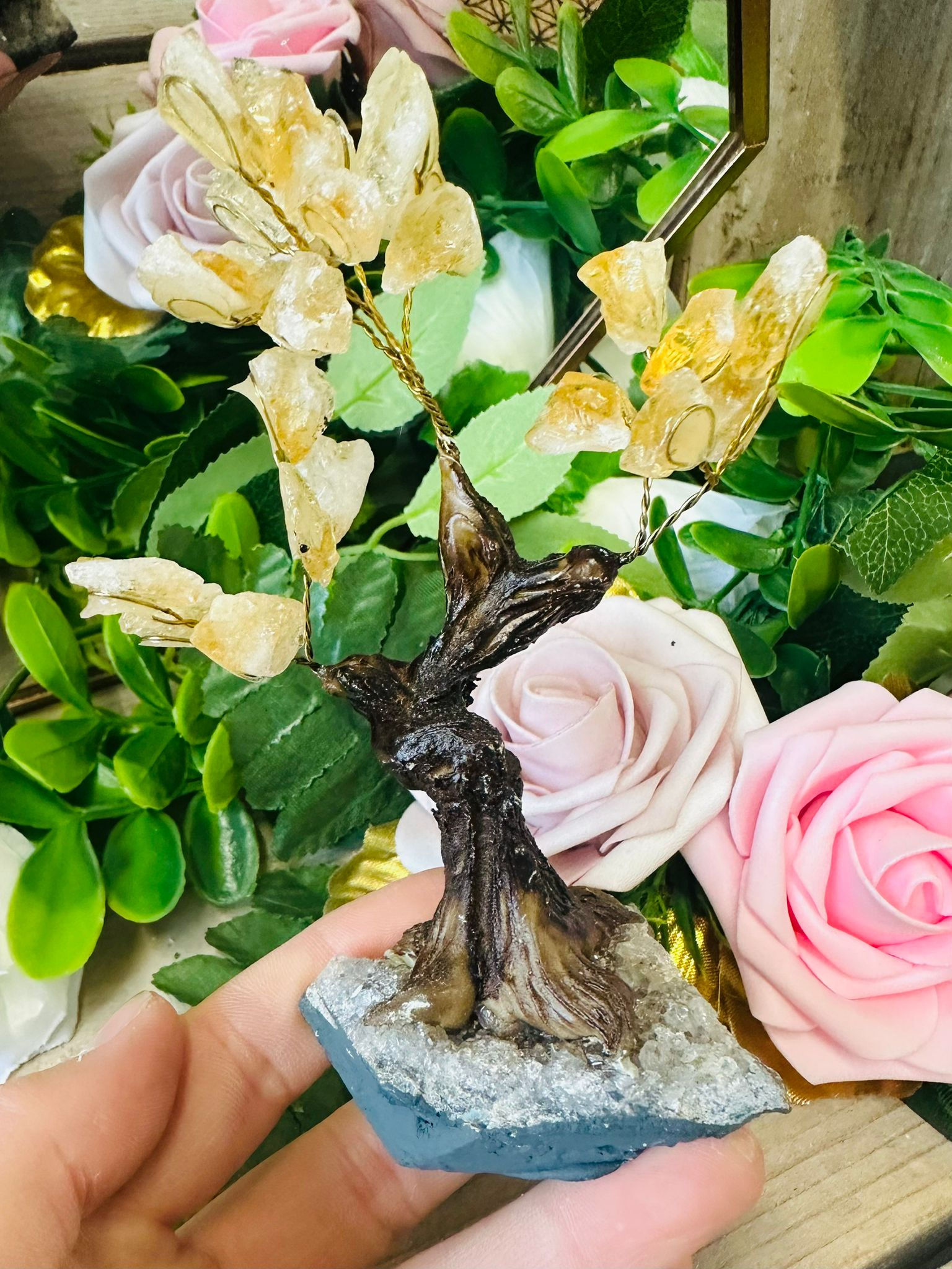 Citrine Gemstone Tree