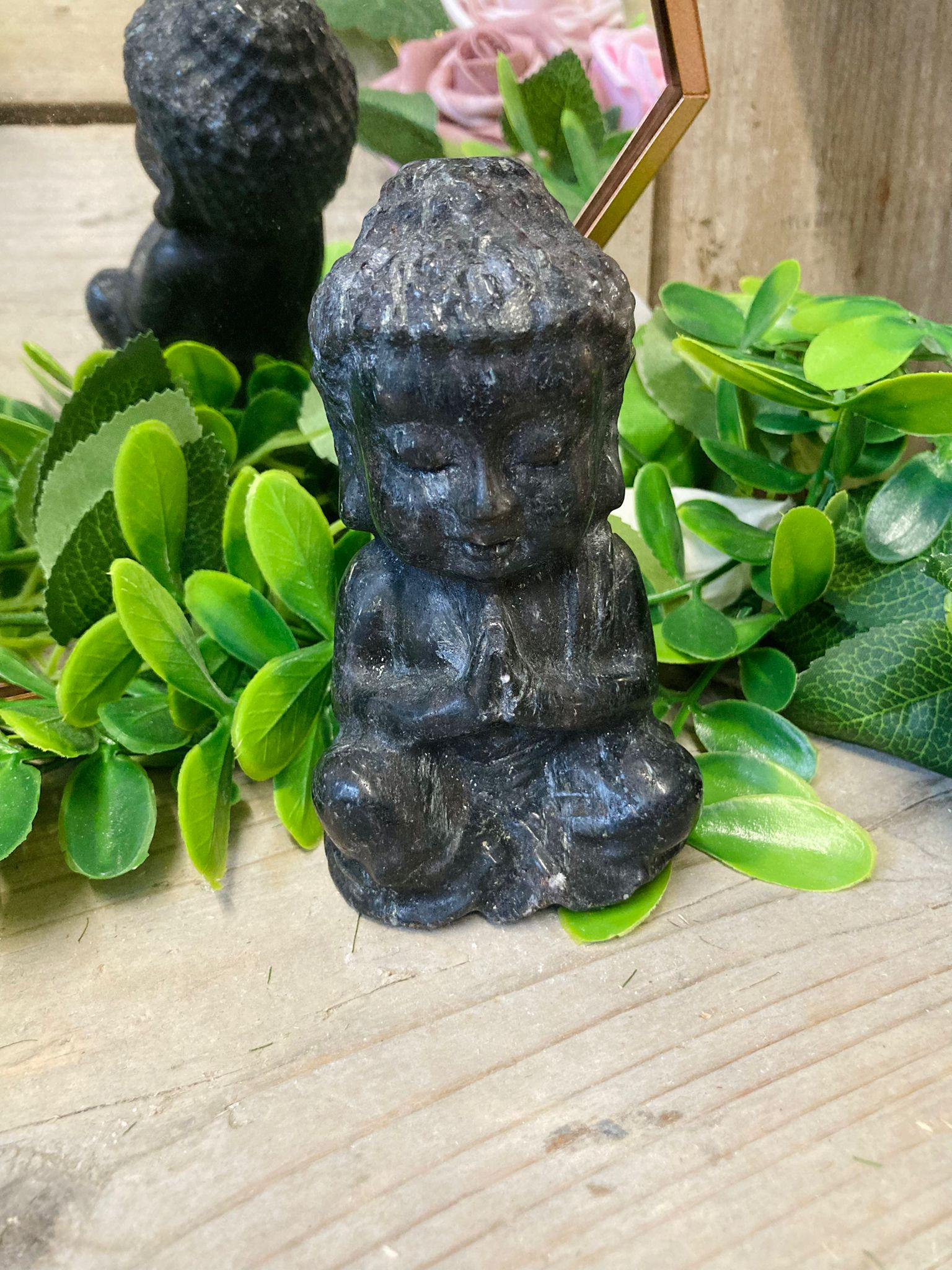 Astrophyllite Buddha