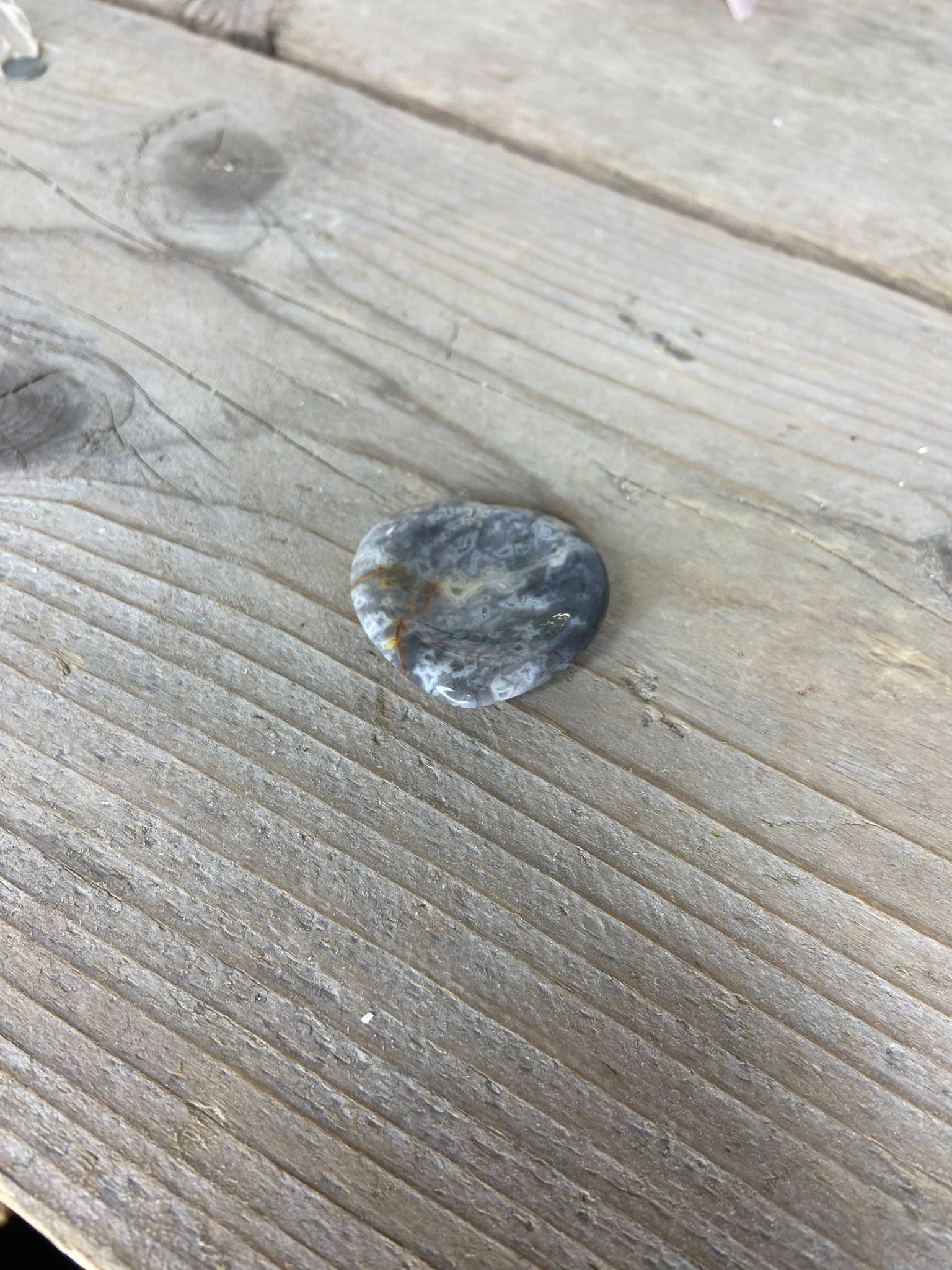 Crazy Lace Agate Heart