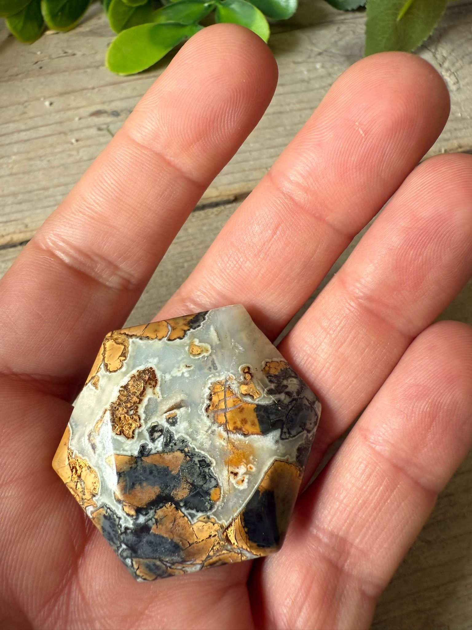 Maligano Jasper Hexagon
