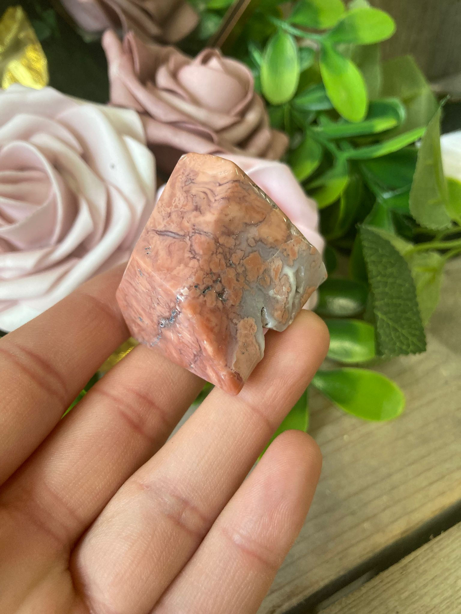 Pink Agate Freeform