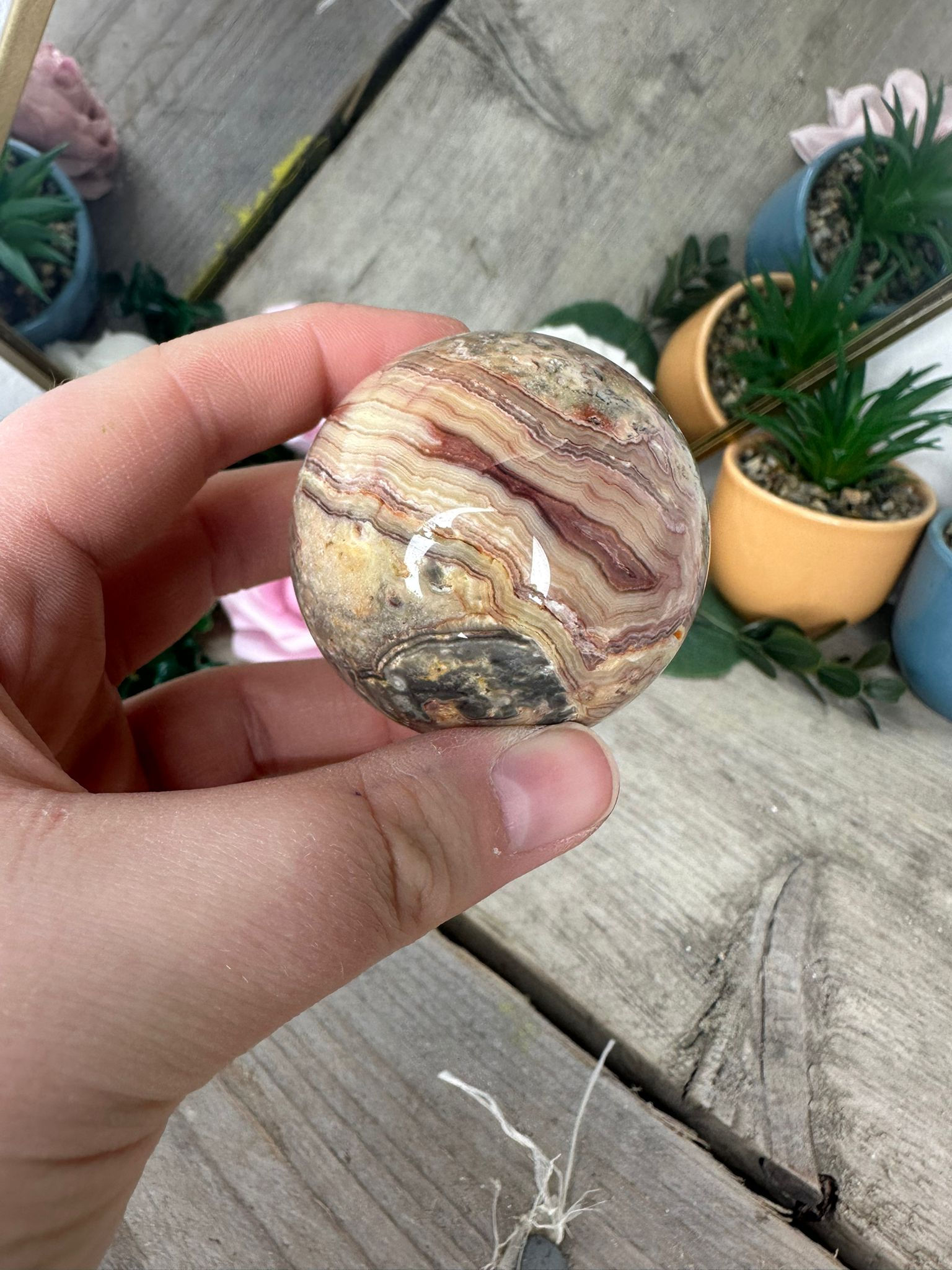 Crazy Lace Agate Sphere