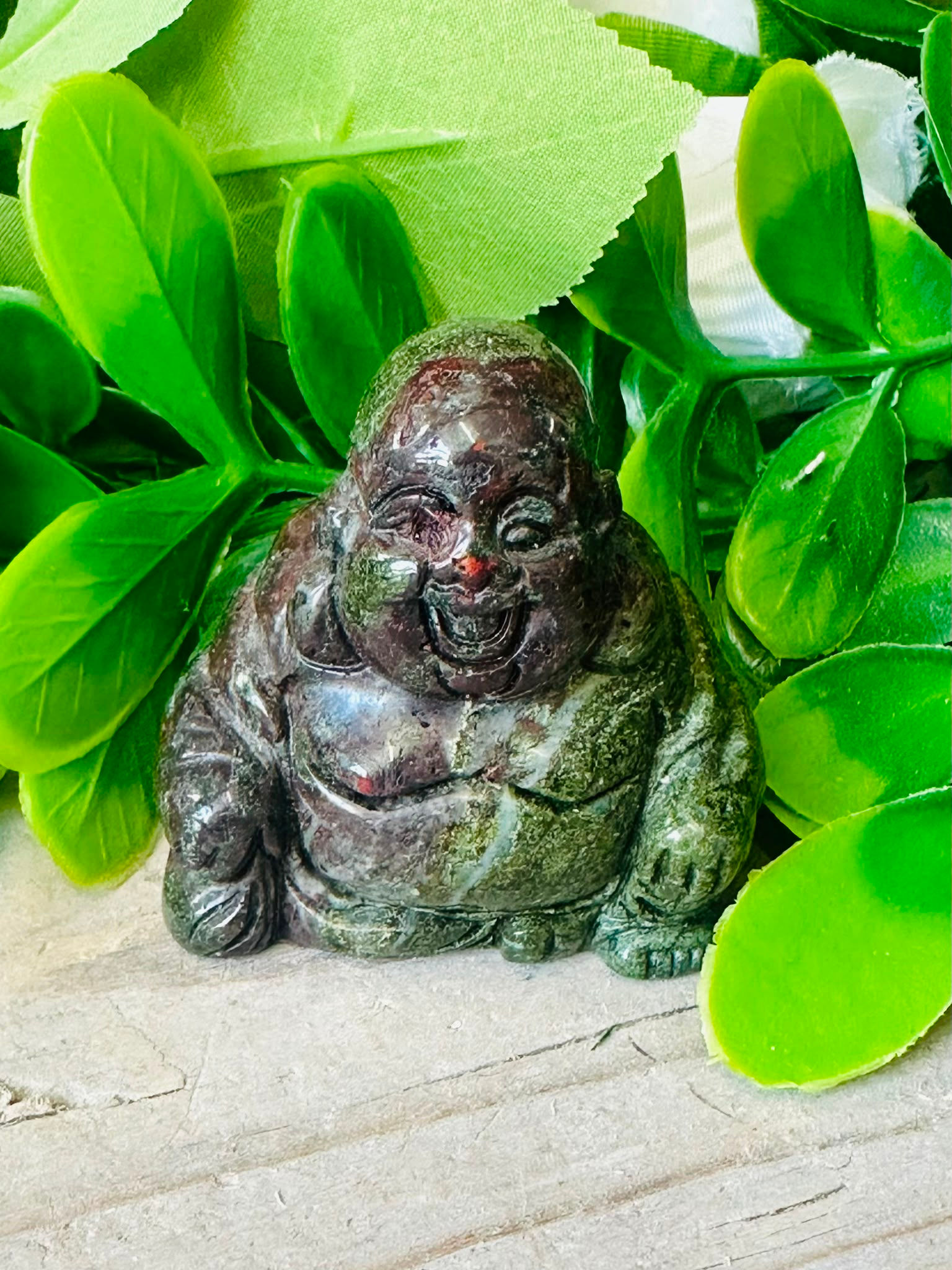 Dragons Blood Jasper Buddha
