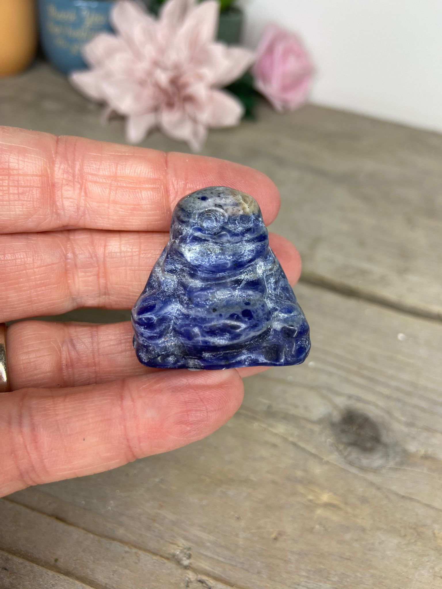 Sodalite Buddha