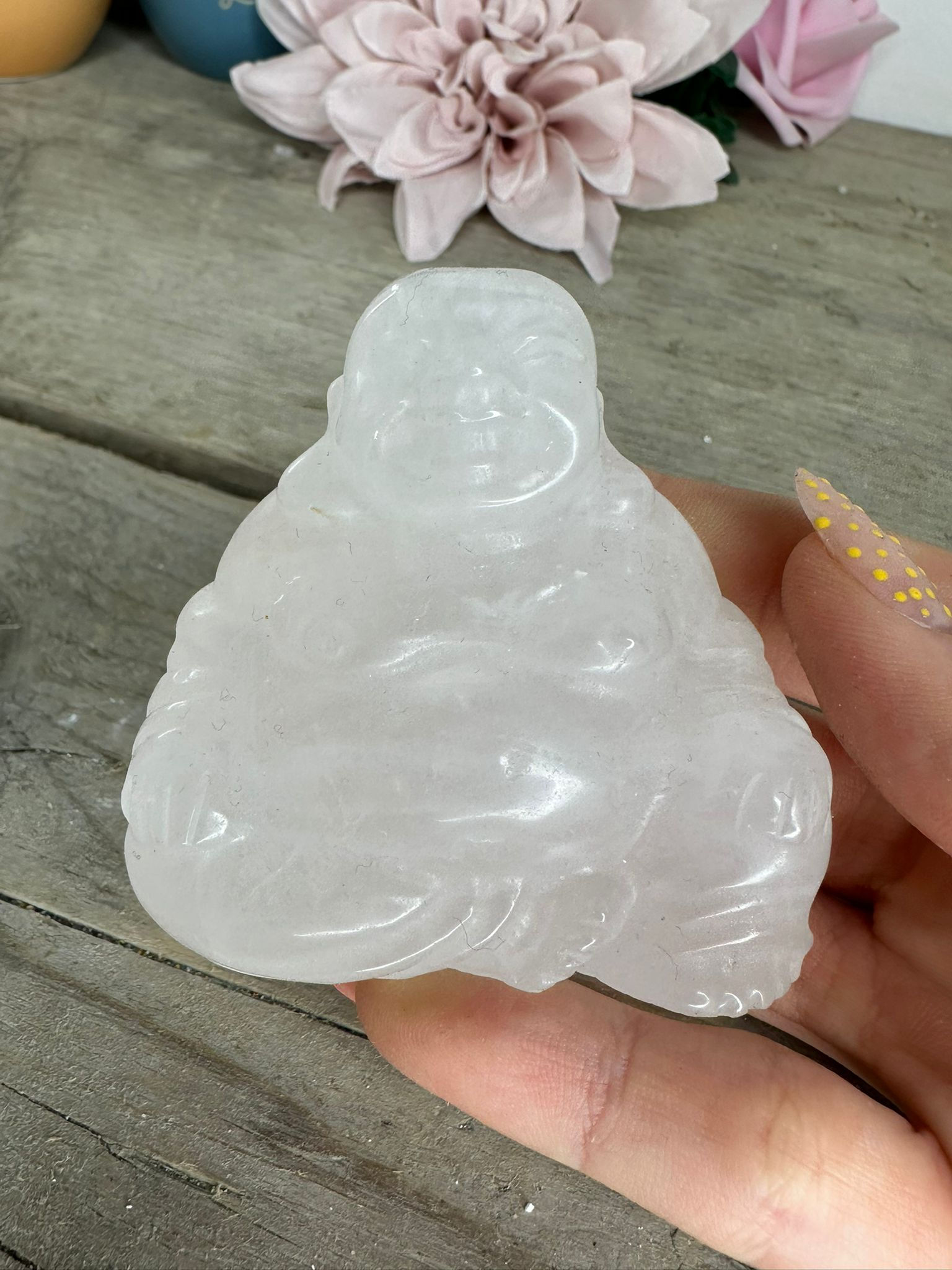 Clear Quartz Buddha