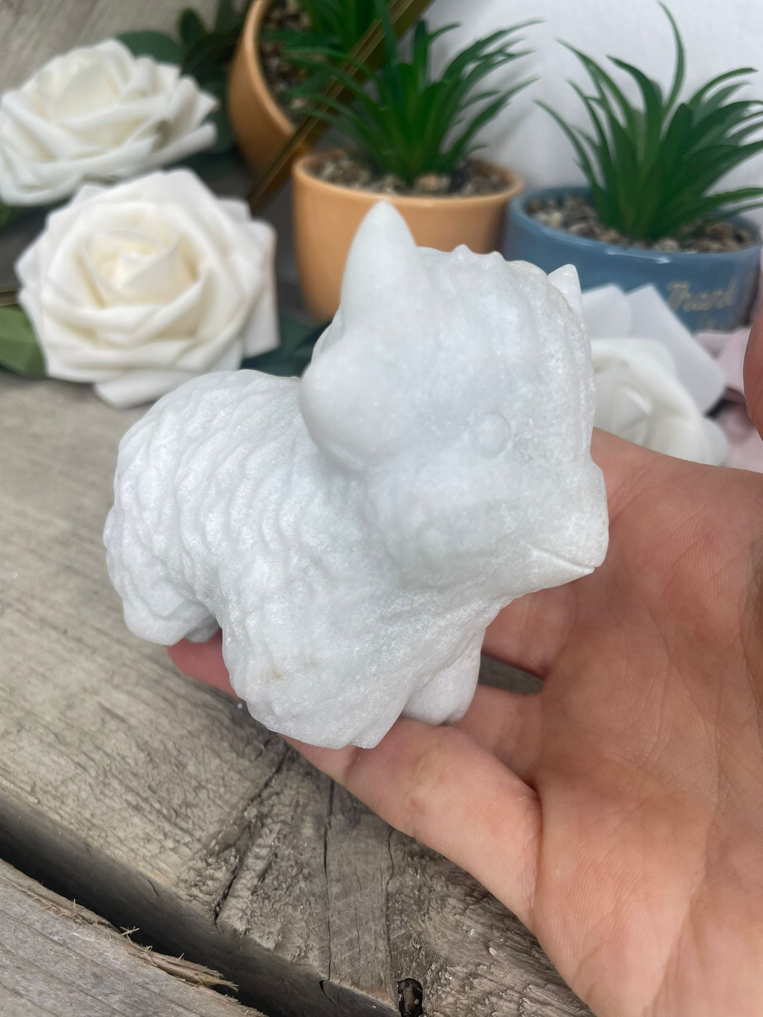 White Jade Cow