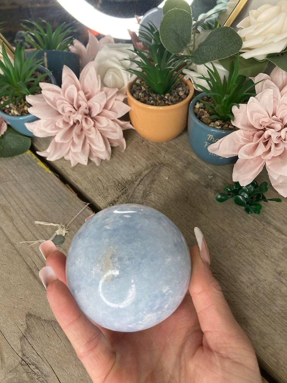 Thumbnail: Blue Calcite Sphere