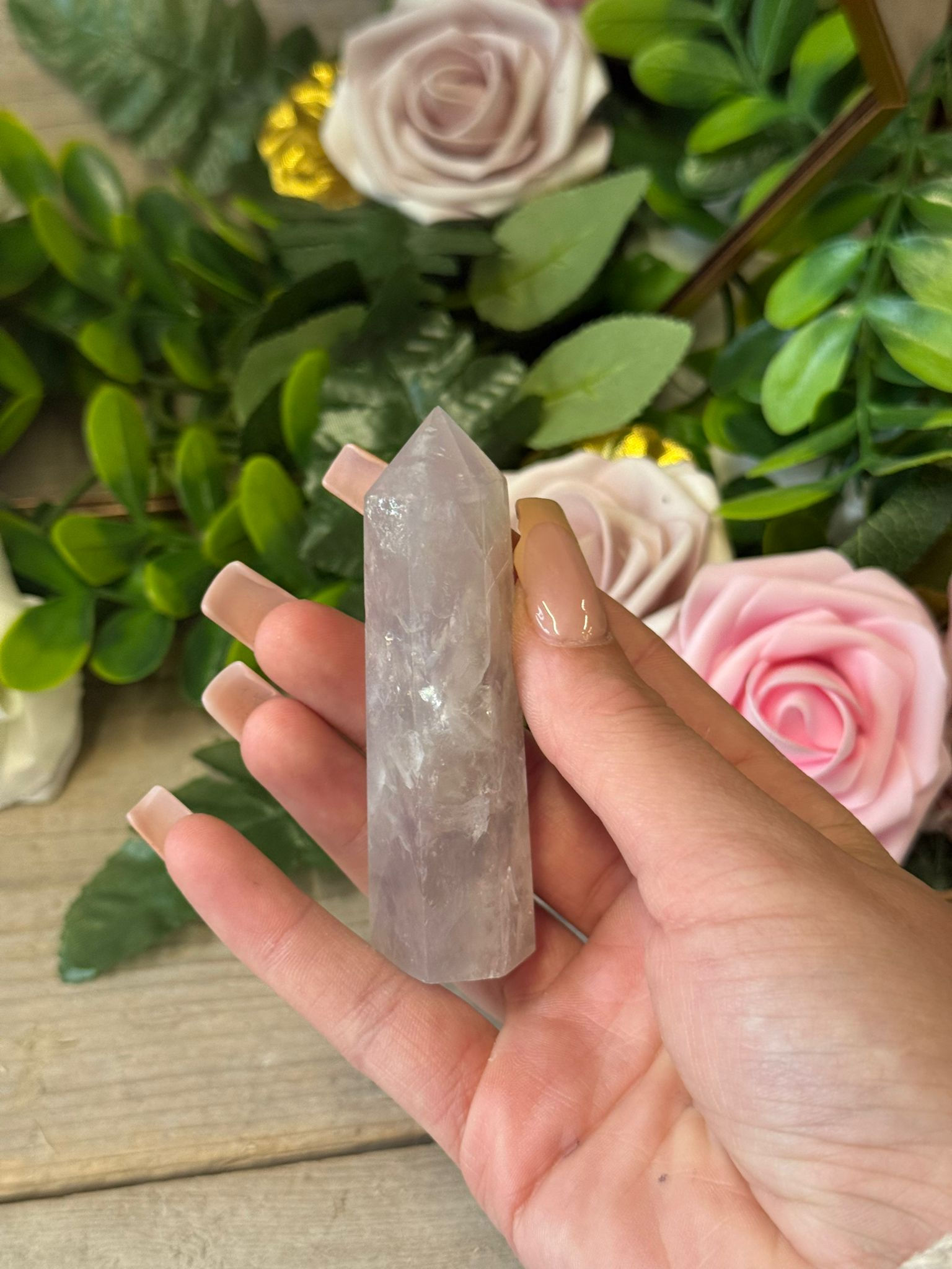 Blue Rose Quartz