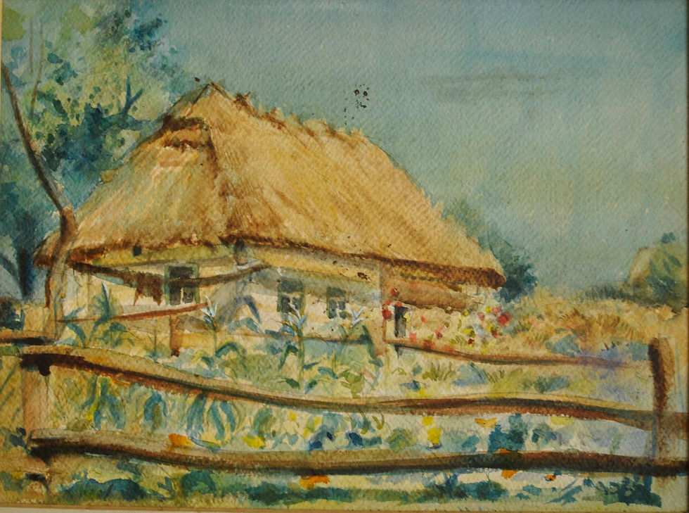 Bauernhaus in der Ukraine (WK II)