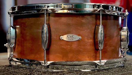 C & C drums copper snare