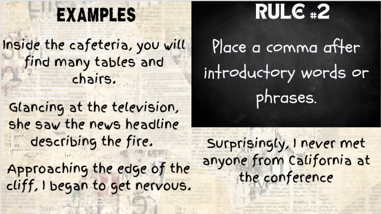 Thumbnail: Comma Practice Lesson with worksheets