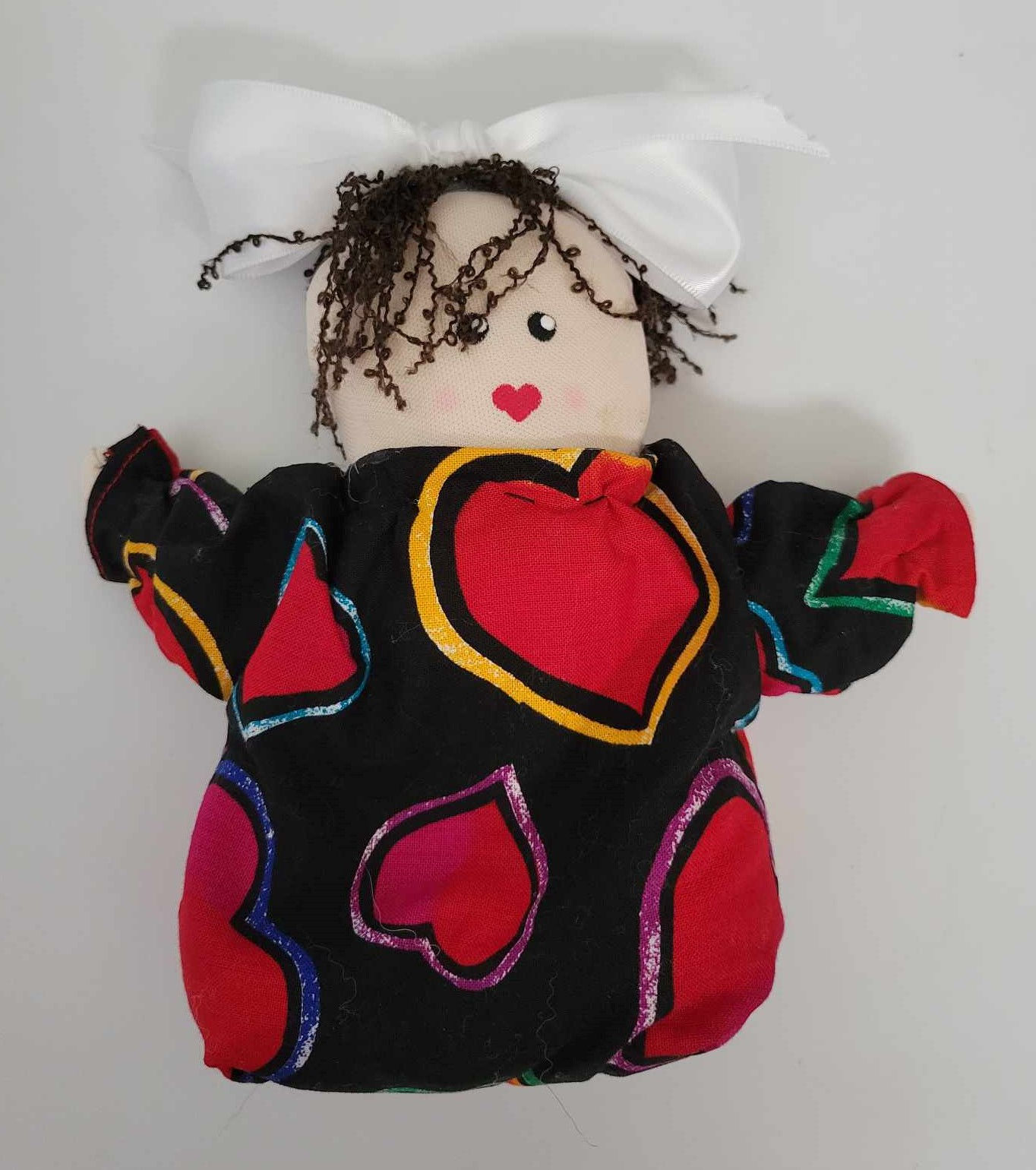 Big Red Hearts Beady Beanie Baby