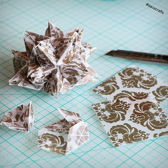 Kusudama in progresssss ..