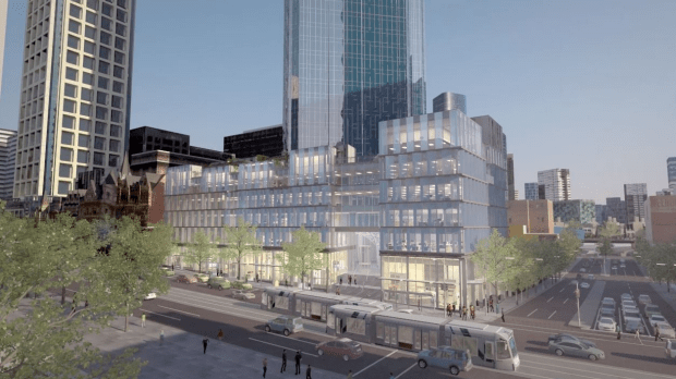 Wraparound building