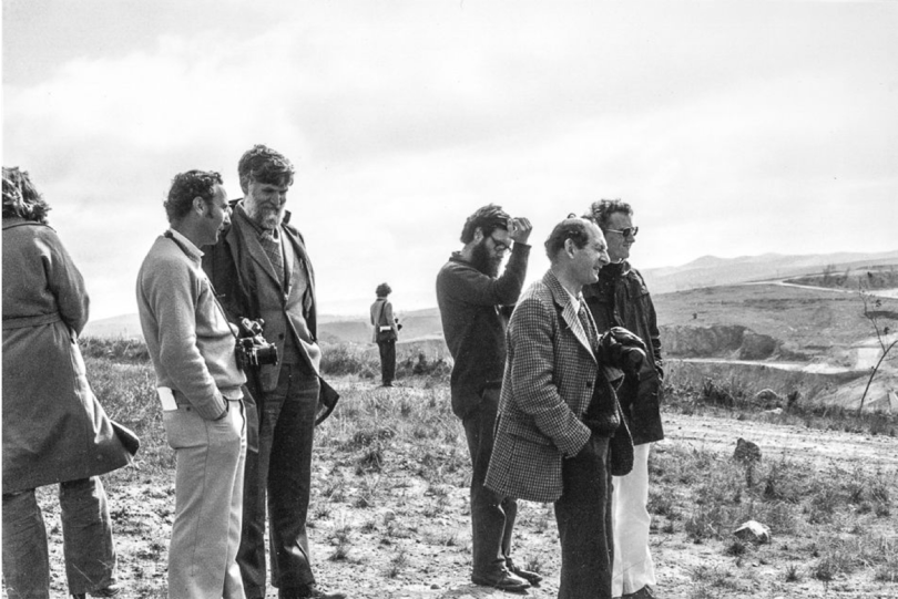 The authors of the Burra Charter at Burra, South Australia in 1979: Jane Lennon, Peter Forrest, Jim Kerr, Josephine Flood, John Mulvaney and Peter Watts.
