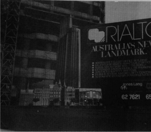 Rialto under construction, ca. 1982-83. (McConville, MHJ, 1983)