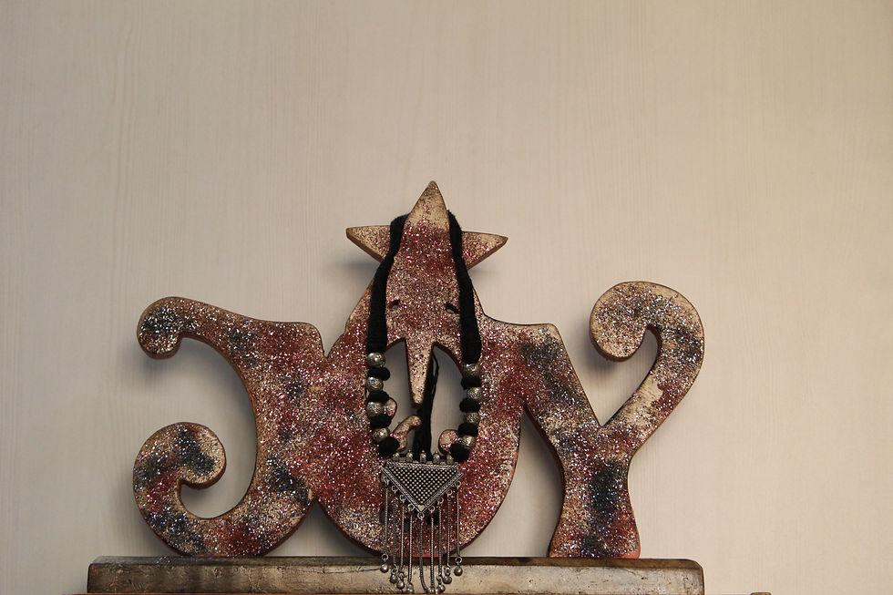Thumbnail: Kotsa Indian Vintage Unique Home Decor | Living Room JOY Letter  Showpi