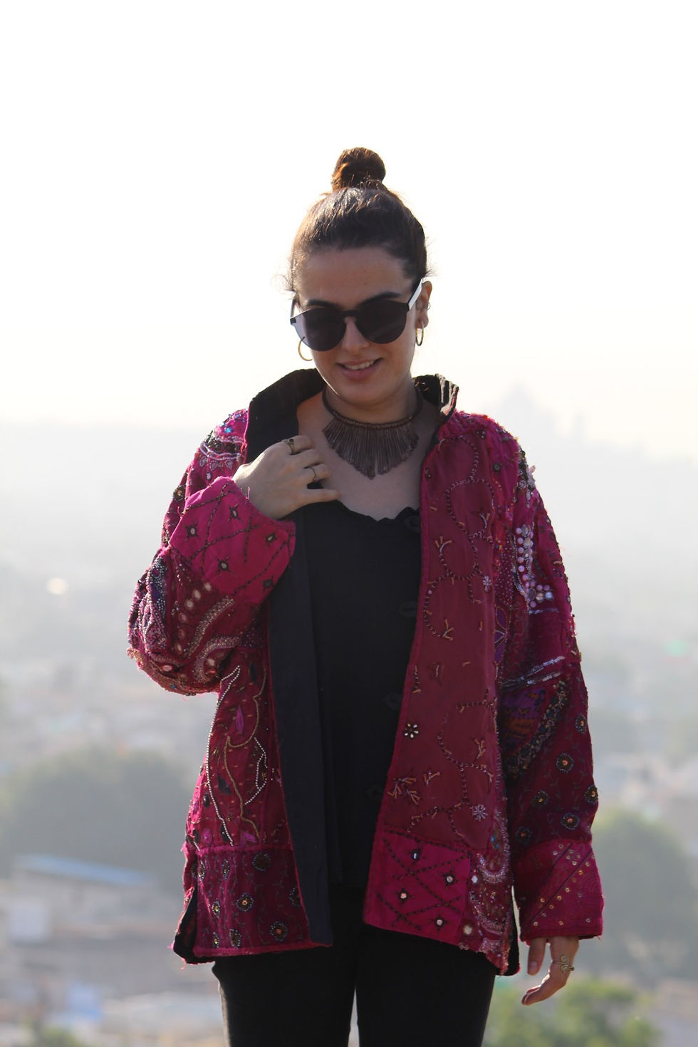 Thumbnail: Kotsa | Kantha Jacket | Recycle Jacket | Upcycle Jacket | Cotton Jacket |KVJ26