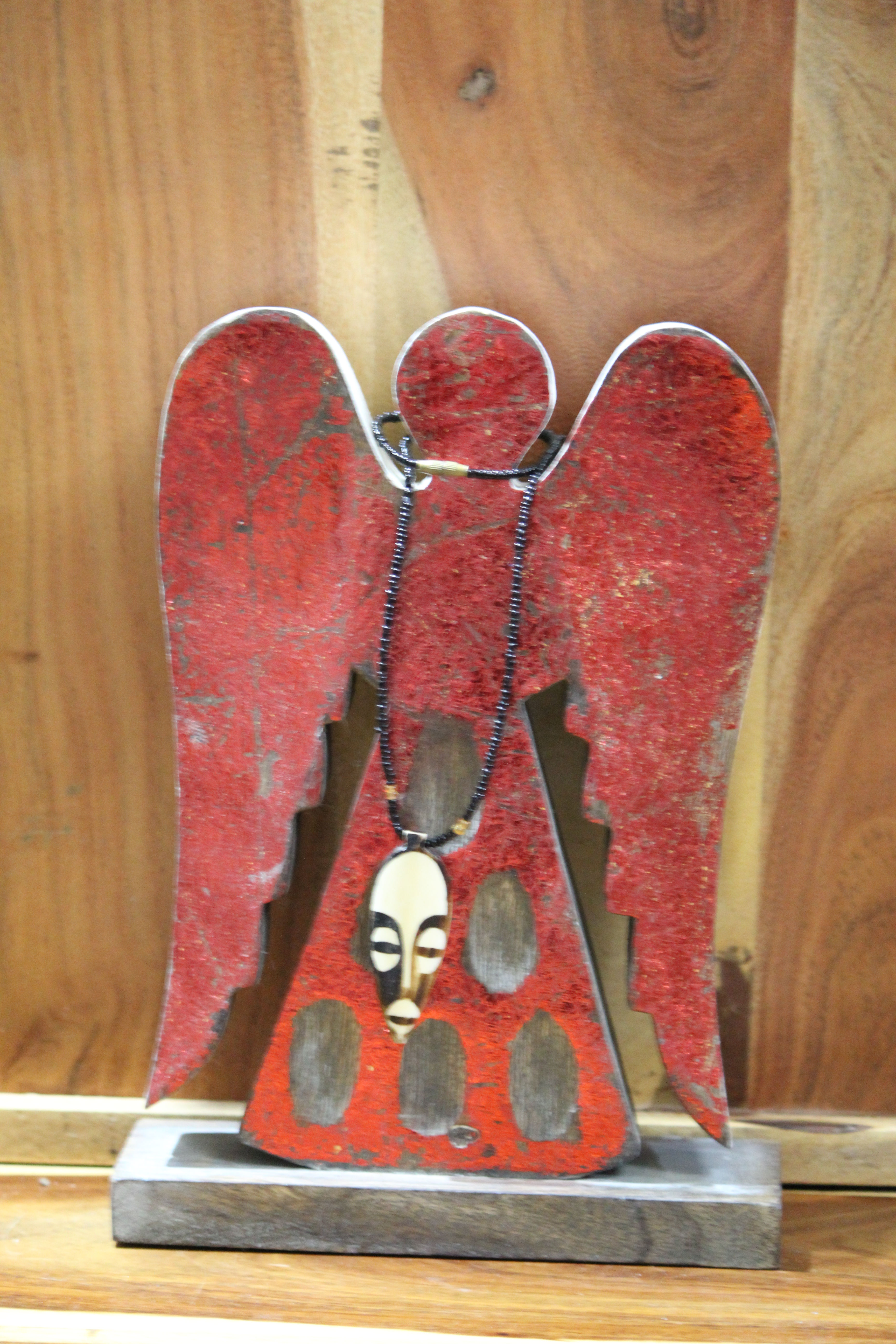 Kotsa Angel Wing Handmade Home Decor | Sustainable Wooden Angel Wing Decor K40