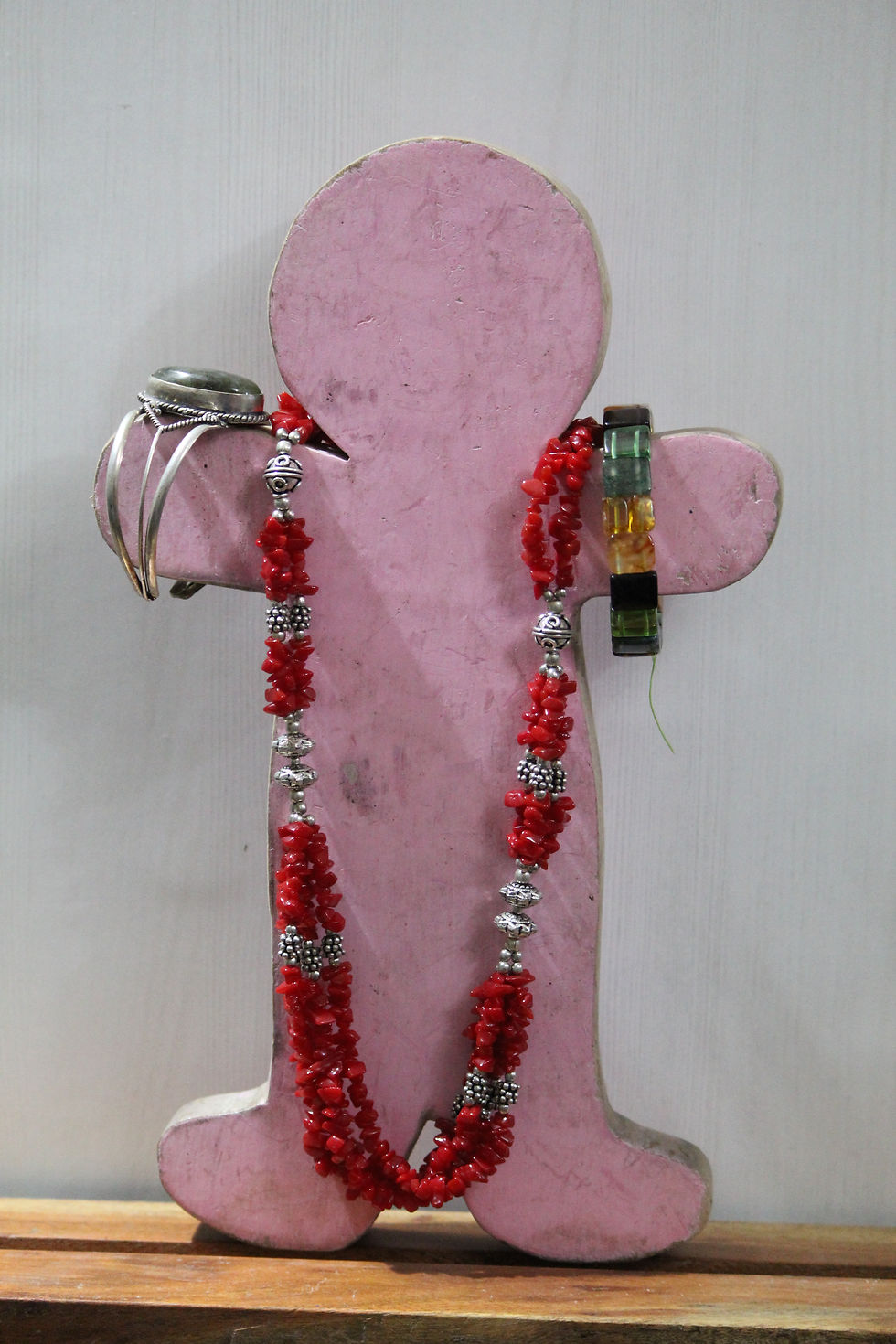 Thumbnail: Kotsa Sustainable Home Decor Angel Statue | Recycled Wooden Statue | K35