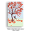 Thumbnail: Painting of a couple on a swing under a red leafed tree and sky.