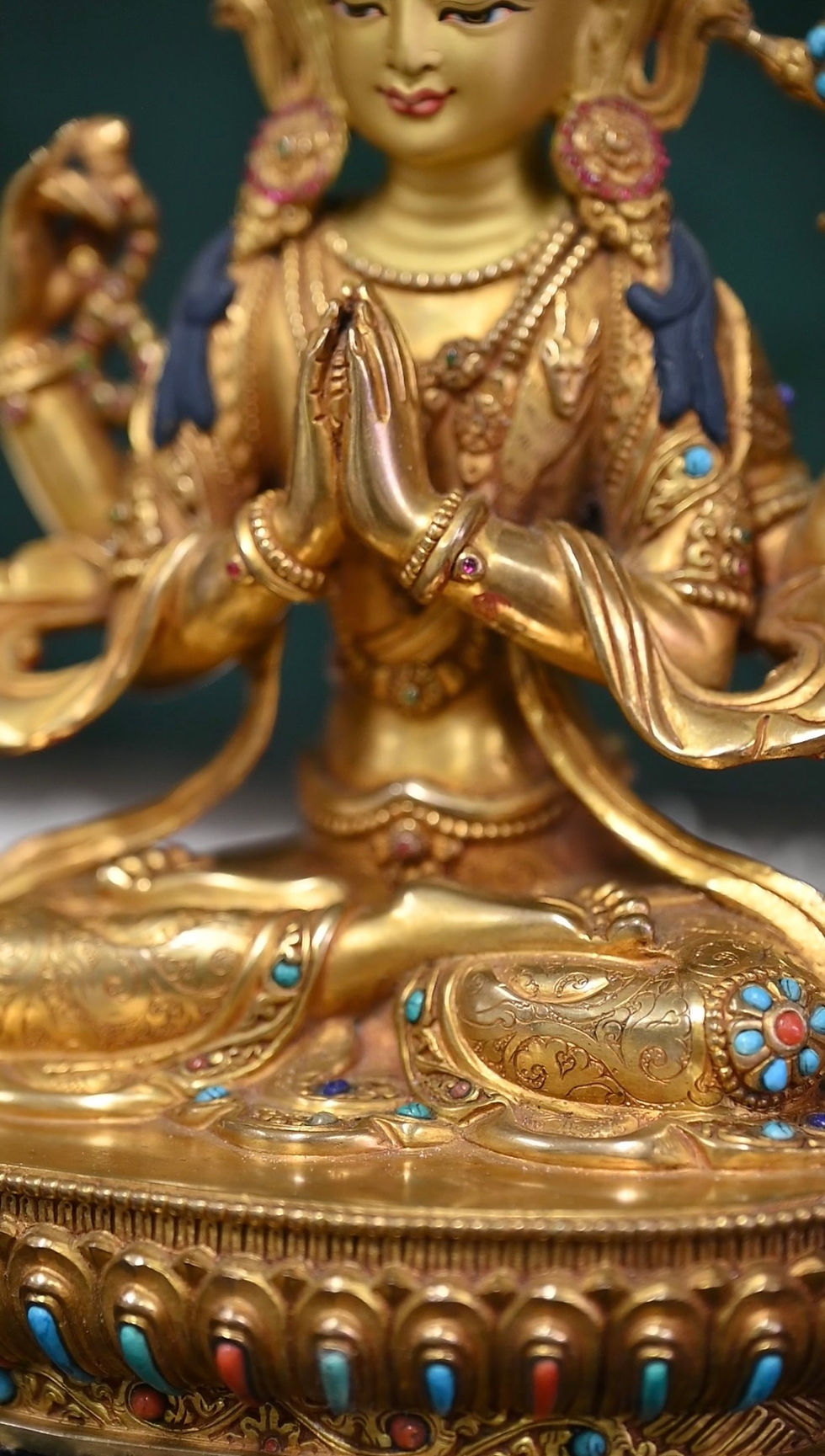 Thumbnail: 四臂觀音佛像 Chenrezig Statue