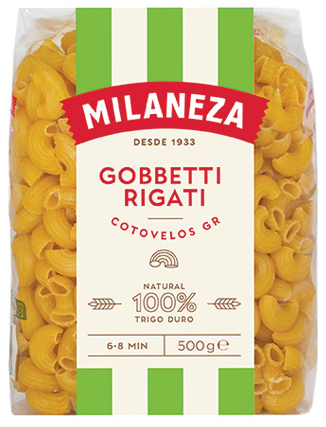 Milaneza Gobbetti Rigati, Elbows / Cotovelos GR - 500g