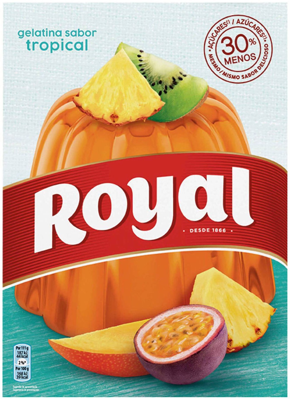 Royal Jelly Powder Tropical Flavour / Gelatina em Pó Sabor Tropical - 114g