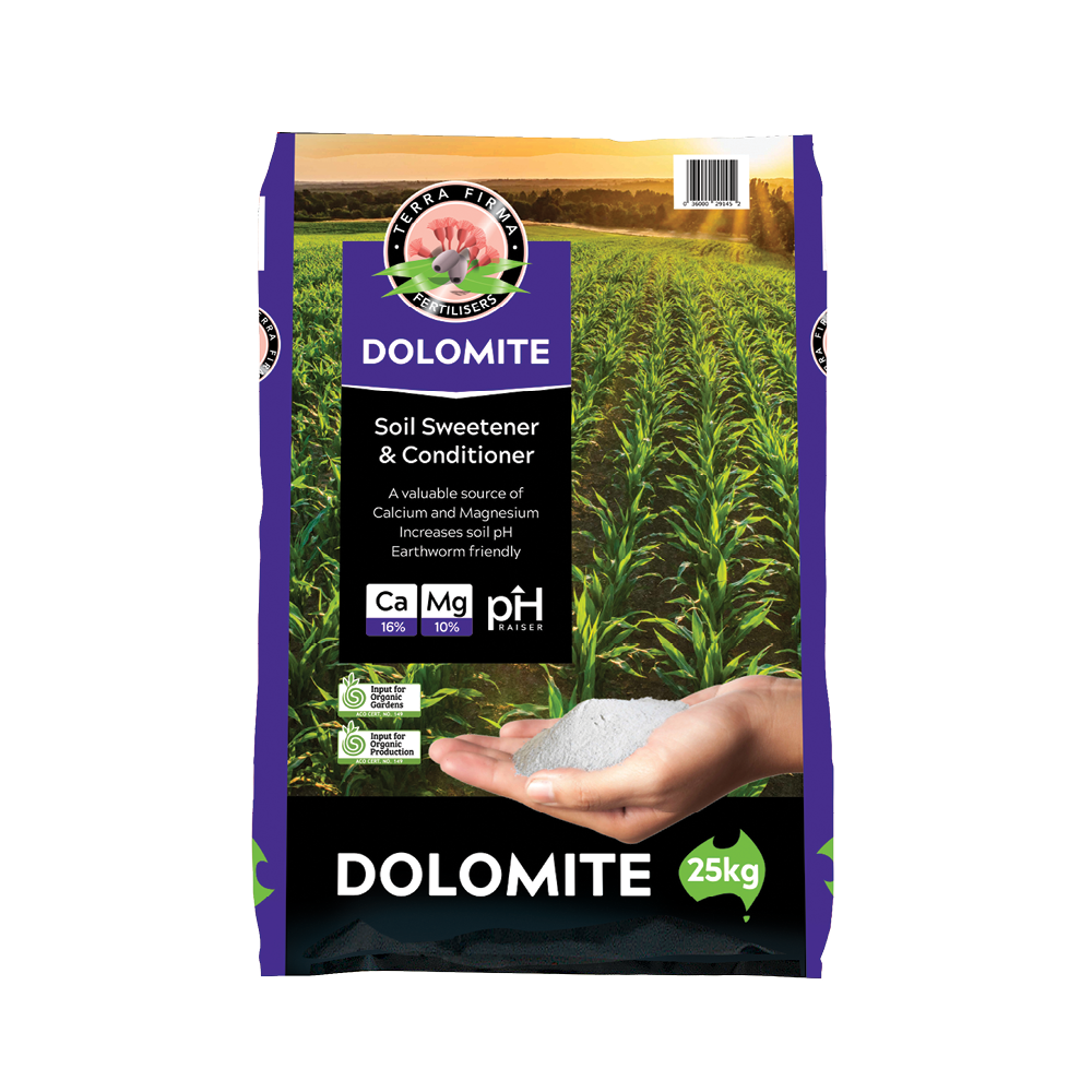Dolomite soil additive