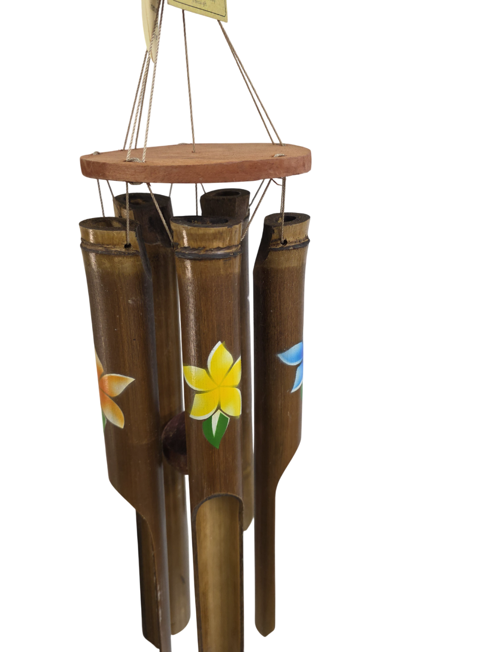 Bamboo Wind Chime with Flowers