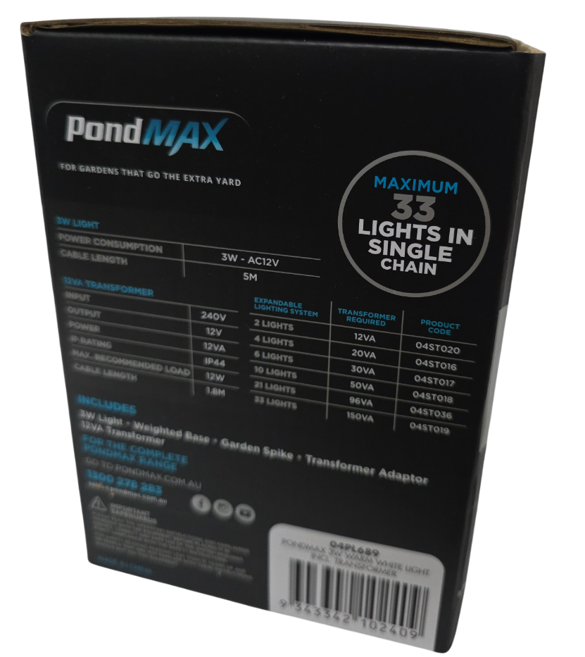 Thumbnail: 3W Warm Pond & Garden Light