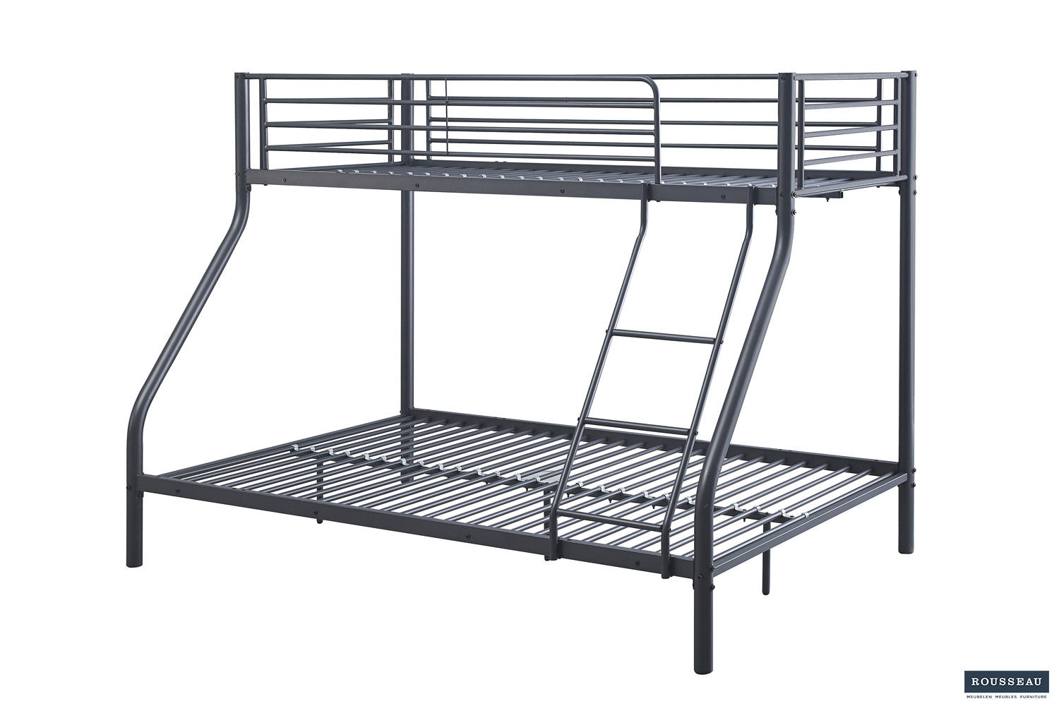 Trio stapelbed donkergrijs