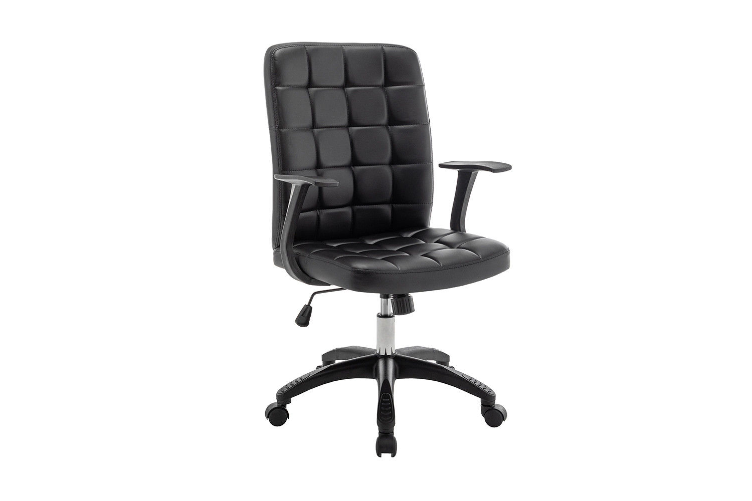 Chaise de bureau noire Luka