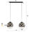 Miniature : Suspension 2L abat-jour bulle XL 7106