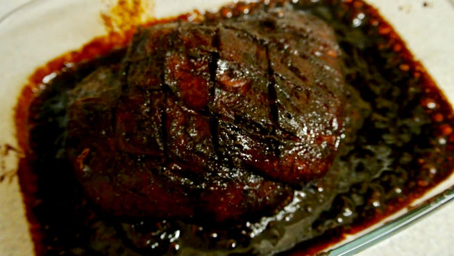 Slow-cooked Gammon Ham in Coke