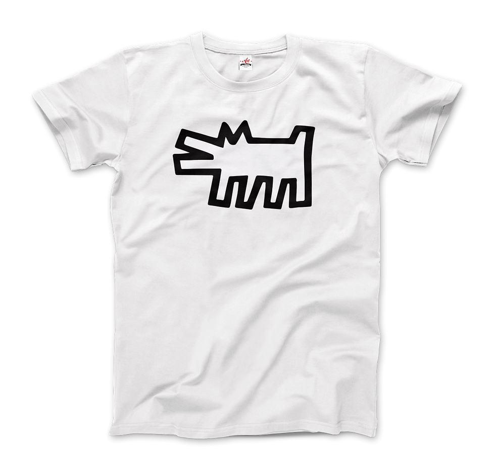 Miniatura: camiseta keith haring cachorro